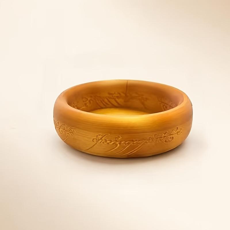 TEMU Warner . The Ring-shaped Table And Drawer Organizer, Replica Of The 1pc Ring With Engraving, Can Store Keys, Jewelry, And Small Sundries,