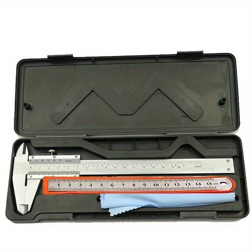 0 02mm 0 001 steel vernier caliper 0 6inch 0 150mm manual caliper durable slide caliper measuring tool