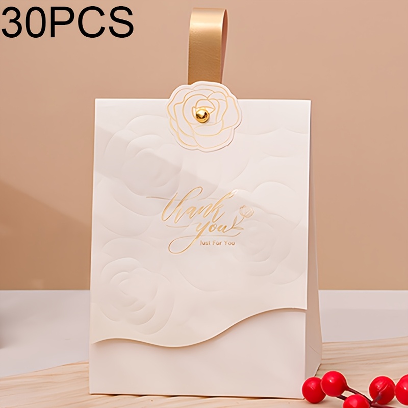 E-shop Geschenk für Sie/Ihn (15/30) Stück/Tasche Party Kleine Geschenkverpackungsbox Hochzeit Handliches Geschenkbox Hochzeitsgeschenke Gastgeschenke