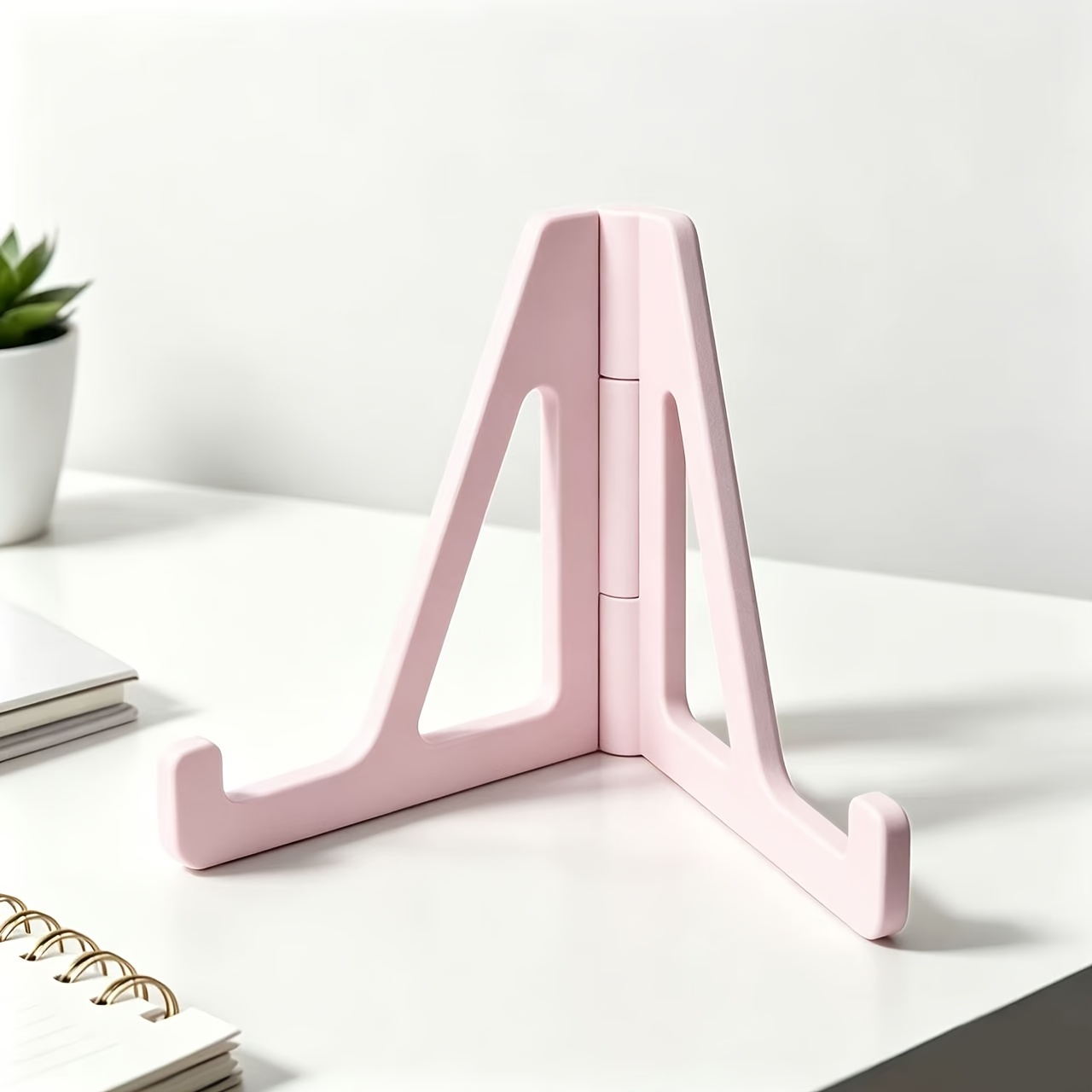 TEMU Portable Foldable Tablet Stand-angle-adjustable Desktop Stand For Phones And Tablets; Lightweight Support Stand For Reading; Design Suitable For