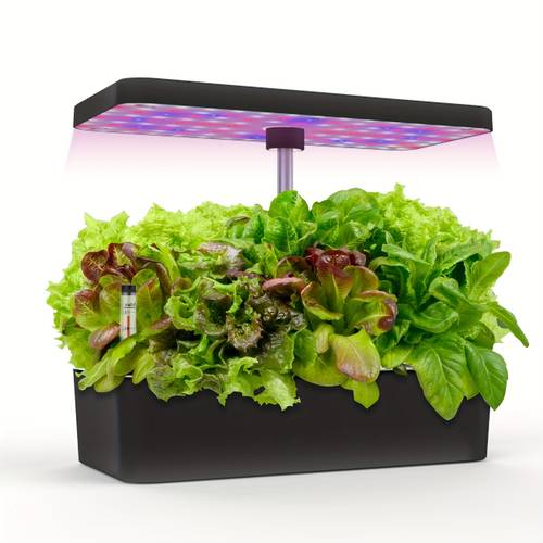 14 pod large hydroponic indoor herb garden kit hydroponics growing system with 5l watertank led grow lights 3 pre grow perfect indoor garden gift for women and plug adjustable to 18