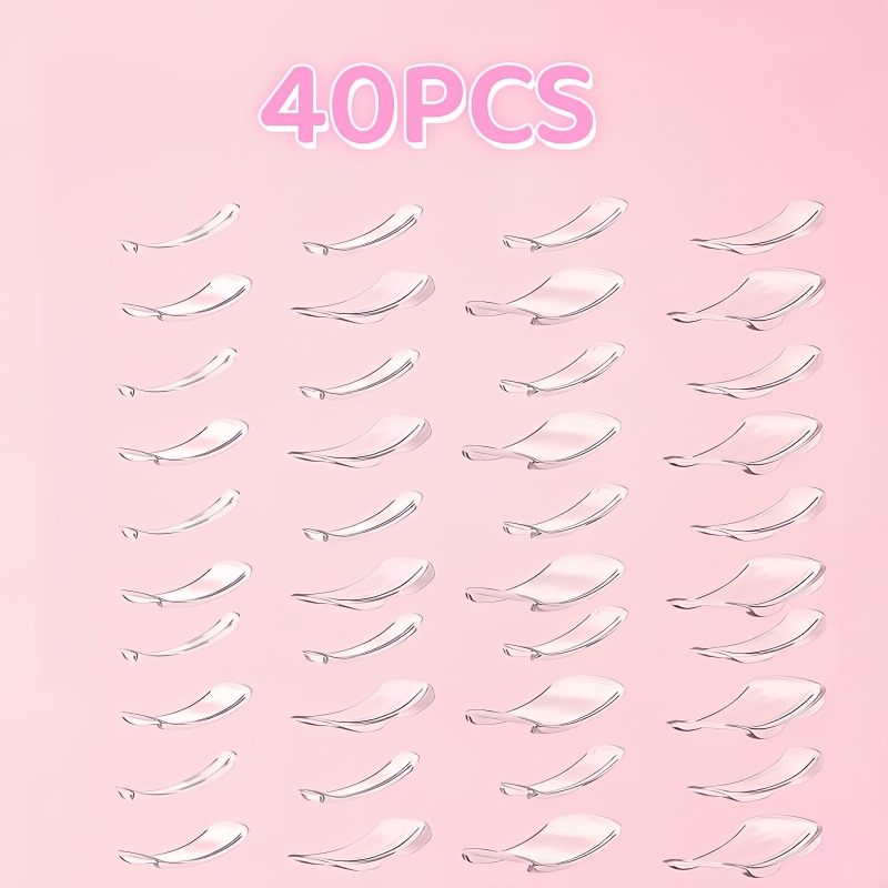40pcs Invisible Ring Size Adjuster - 8 Sizes Transparent Silicone Ring Resizer, Comfortable & Invisible Without Scratching, Fits All Ring Styles, Anti-lost & Non-slip Ring Size Reducer, For