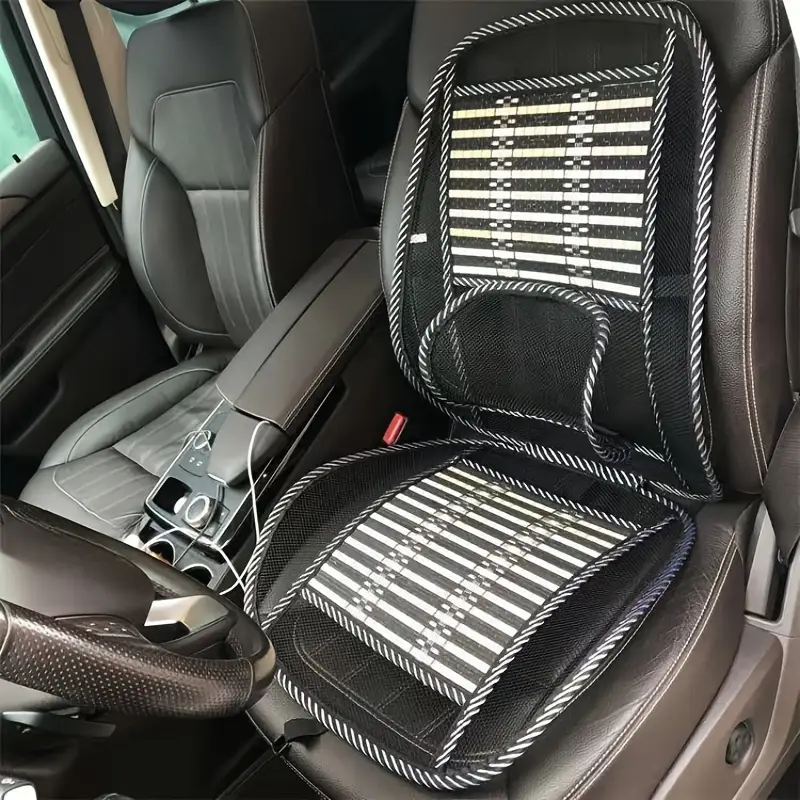 breathable summer car seat cushion with lumbar wire for universal car accessories details 1