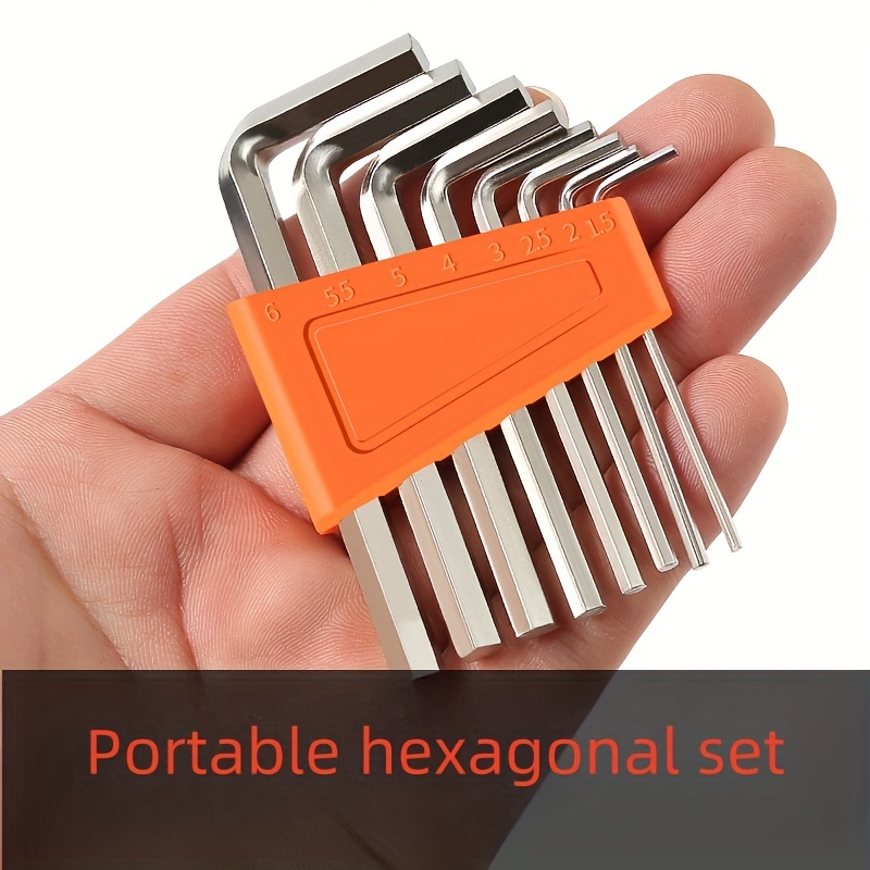 

8-piece Short Style Hex Key Set With Steel Bodies - Perfect For Your Home Workshop