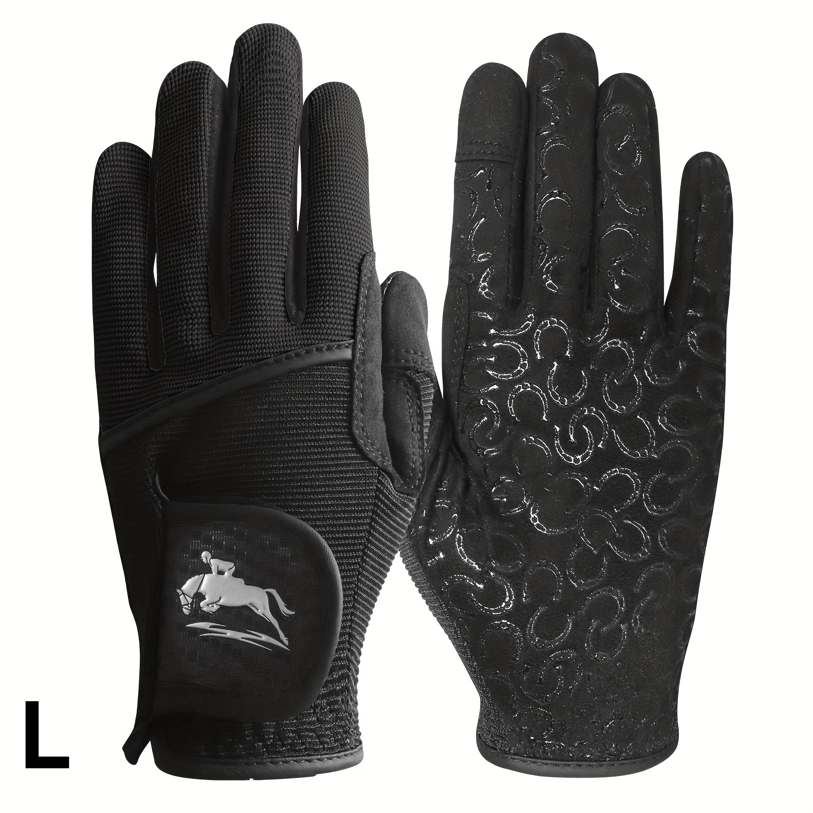 TEMU Riding Gloves Equestrian For Women Mesh Breathable Lightweight Color Pack, Comfortable Grip For Summer
