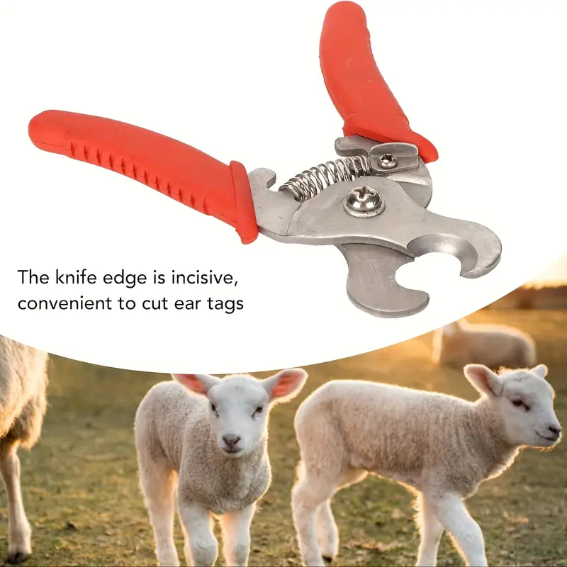 YOUTHINK Ear Tag Remover, Stainless Steel Ear Tag Cutter Removal Plier Removing Tool for Livestock Animals Pig Sow Goat Sheep YOUTHINK Ear Tag Remover, Stainless Steel Ear Tag Cutter Removal Plier Removing Tool for Livestock Animals Pig Sow Goat Sheep