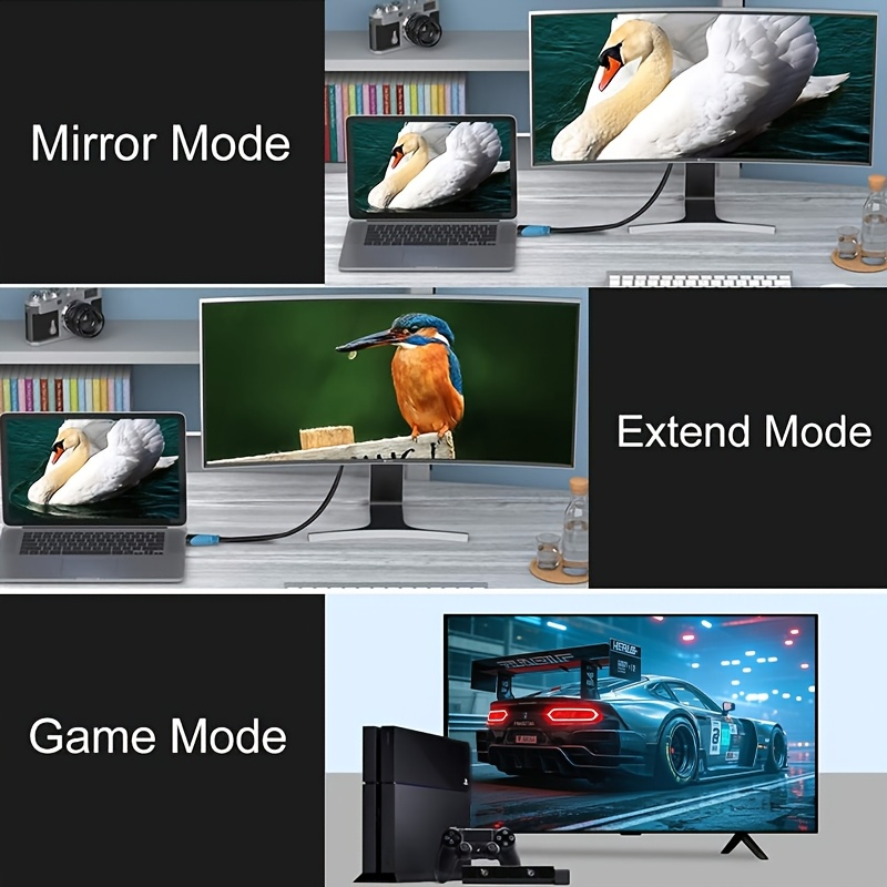 ултра брз 4k/8k hdtv кабел 1м-20м - 18 , позлатени конектори, етернет-компатибилен, поддржува 4k@ , 2k, 1080p, 3d arc - идеален за uhd телевизори, монитори, лаптопи,  , ps4/ps5 - издржлив пвц, достапни повеќе големини Детали за производот 5