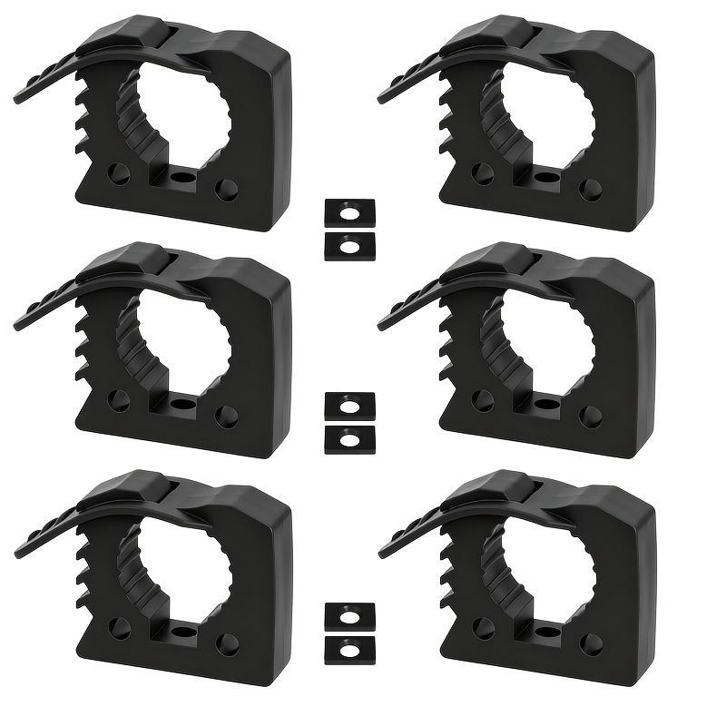 TEMU 2/4/6pcs Fast Release Clamps, Synthetic Rubber Mounting Tools Equipment Rubber Clamps For Off-road Vehicles, Atv, Utv, Truck Part Additions -
