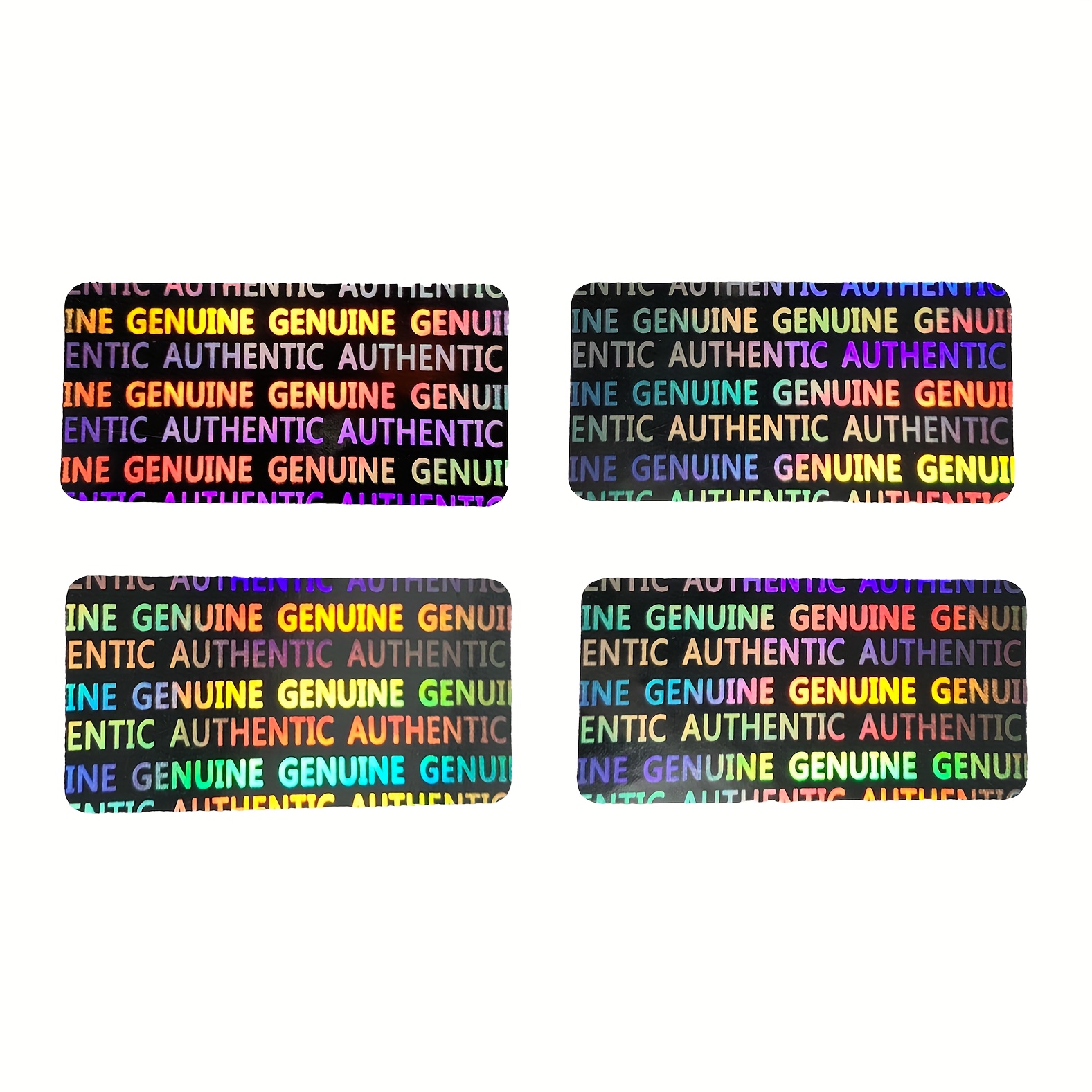 

200pcs/500pcs 30x15mm Security Tamper-proof Genuine Authentic Hologram Labels Stickers For Packaging Sealing