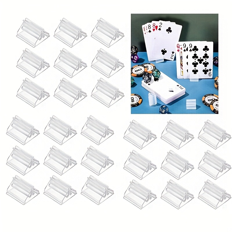 Forty Acrylic Display Stands, Suitable for Holding Photos and Business Cards, Ideal for Office Workstations, Exhibitions, Parties, and as Mini Storage Solutions for Home Offices