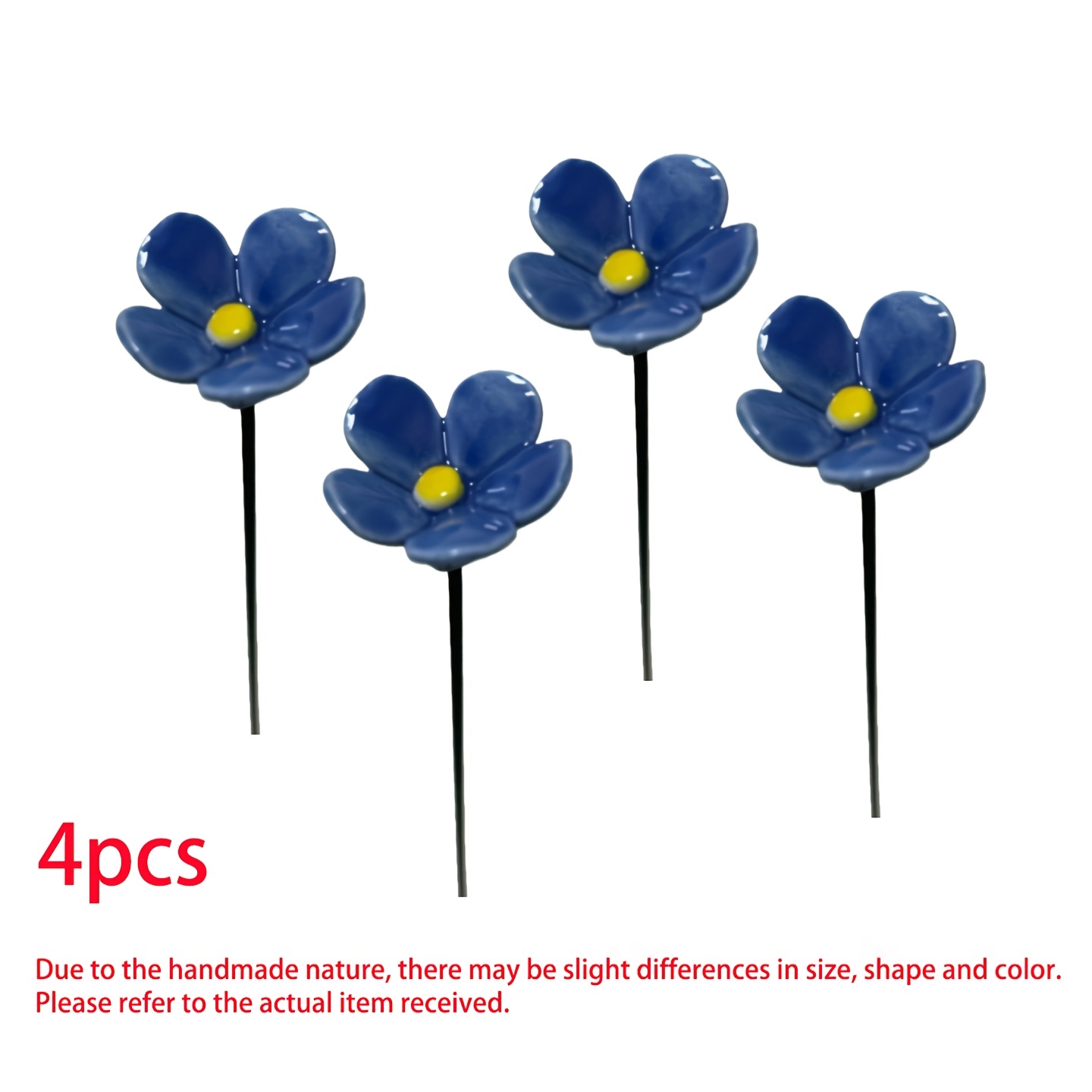 Image of 4-pack Ceramic Bee Feeders,handmade Ceramic Feeder,handcrafted Feeding Stations For Indoor Decor And Outdoor Bee Feeding, Insect Drinking ,ideal For Gardening And Urban Agriculture,non-electric
