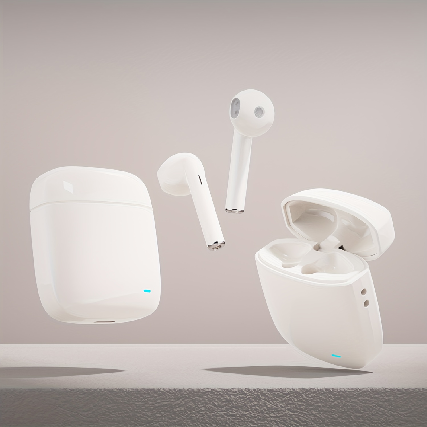 TEMU Wireless Earbuds, Ear Buds With Enc Noise Cancelling, 40h Long Playtime, Fast Charging Case, In Ear Earphone With Mic For Iphone Phone, Wireless