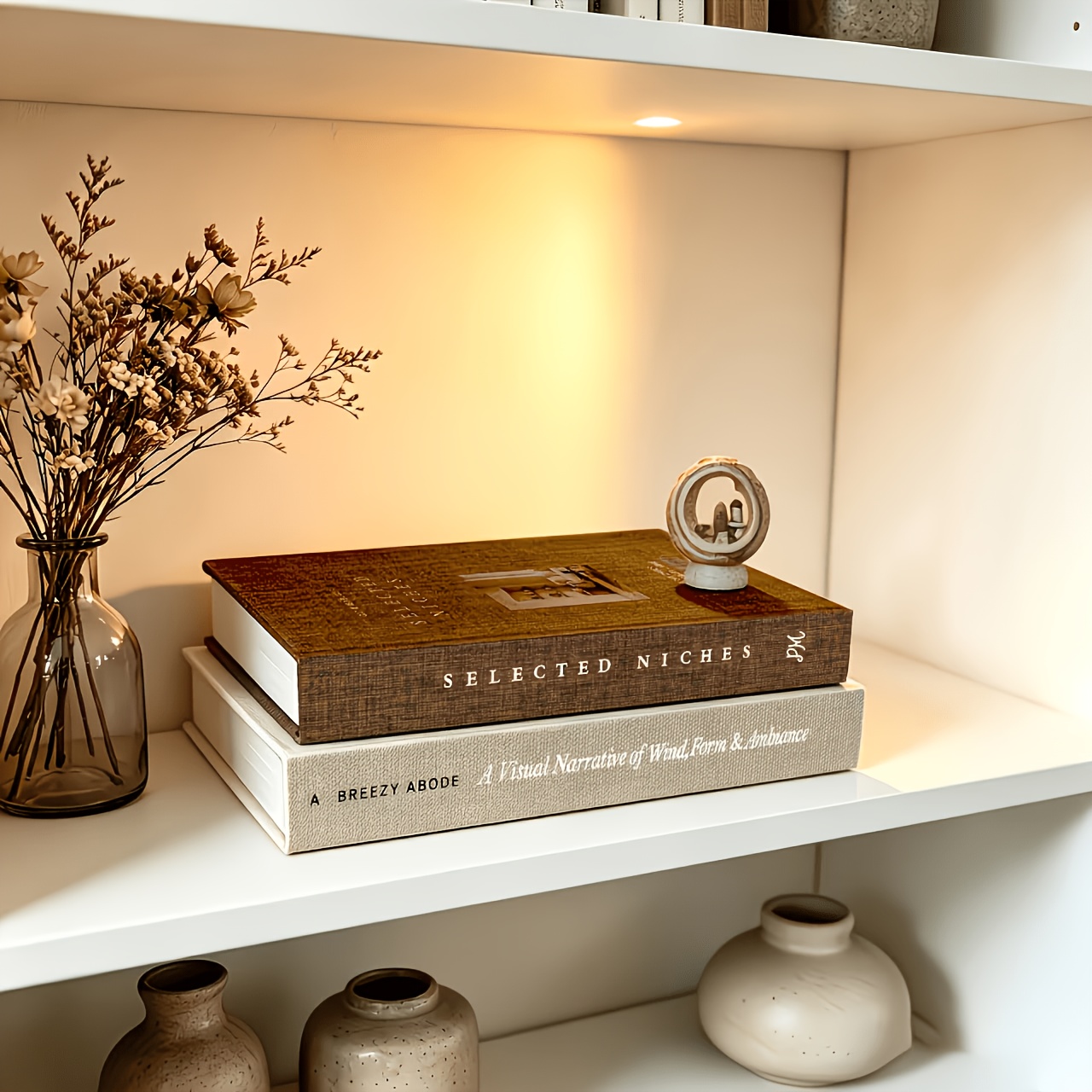 TEMU For Home For Home Decoration, 2-pack Stackable Book Decoration, Imitation Linen Paper Stackable Book Decoration, Suitable For Living Room