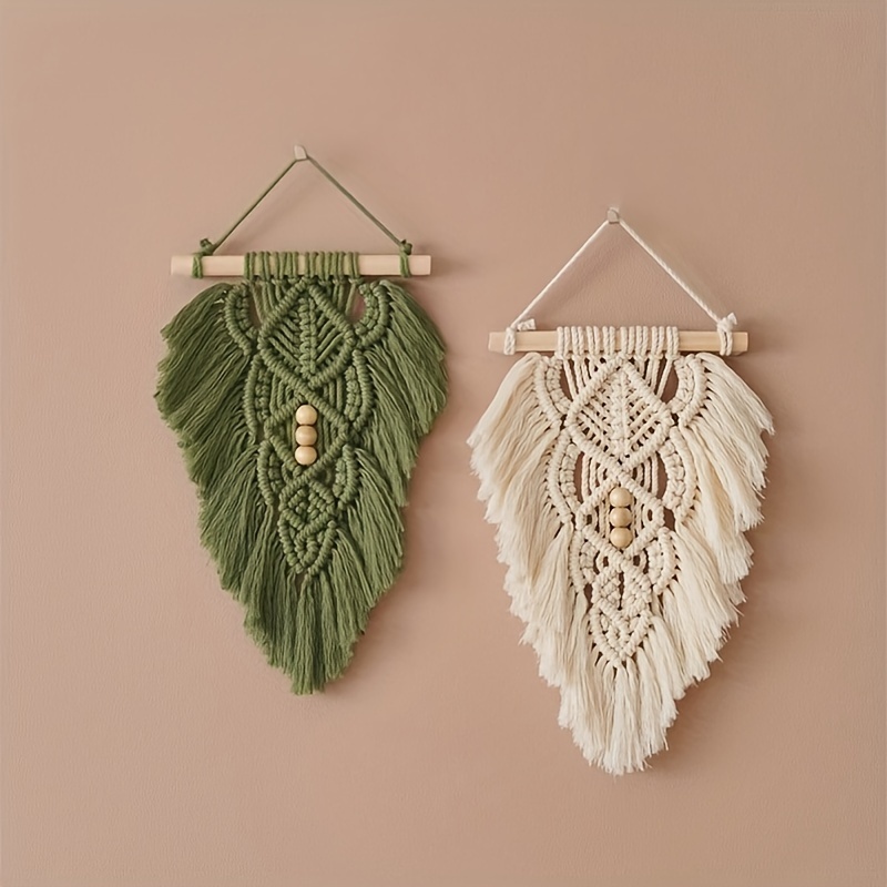 

2pcs Lace Wall Hanging Handmade Bohemian Wall Decoration For Room Decoration, Housewarming, Home Gifts, Bedroom And Bohemian Decoration