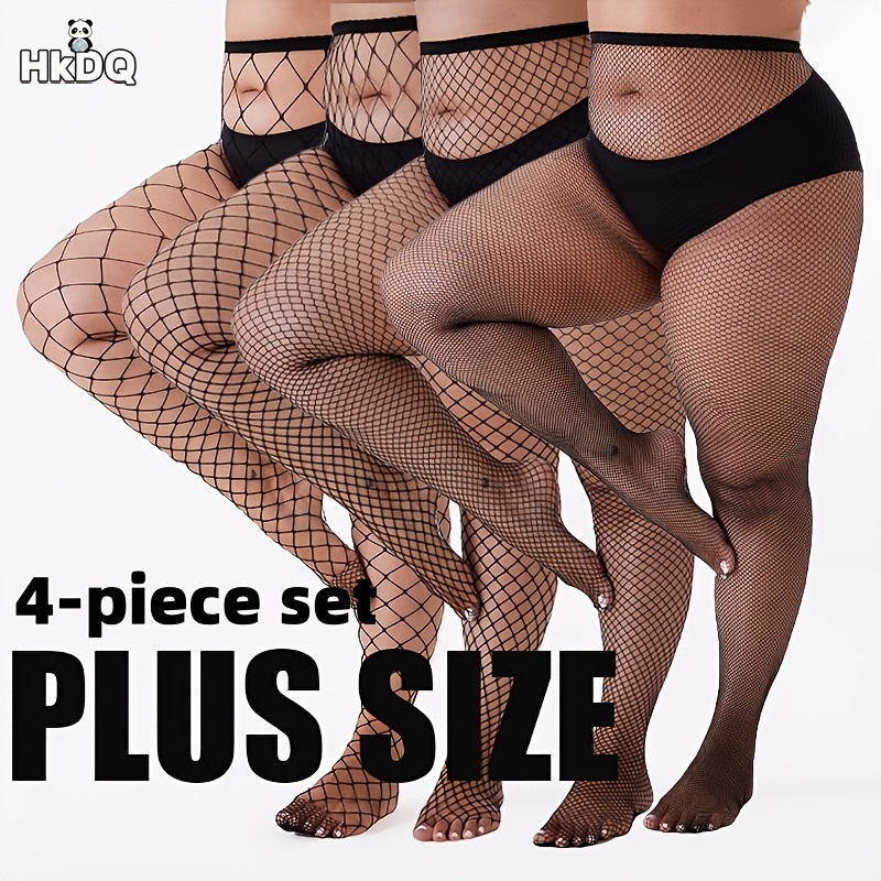 A Set Of -size Fishnet Stockings, Trendy Open-hole Mesh Socks, A Great Option For Women' Spring Attire, Chic, And Suitable For Everyday Use