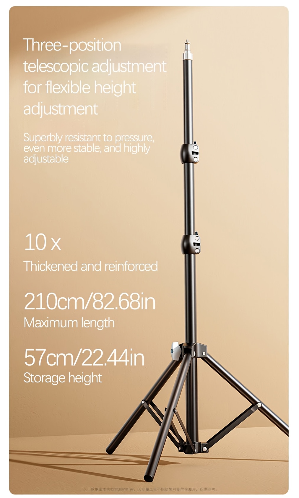 Professional Heavy-Duty Alloy Construction Large Camera Crane Tripod Stand with Telescopic Arm - Heavy/Long Camera Lift, Adjustable Height (170.0cm to 210.01cm), Pan/Tilt Head for Live Streaming, YouTube, Cooking Videos, Product Shoots - Sturdy Base for DSLR/Camcorders/Action Cameras - Compatible with Smartphones/Tablets - Ideal for Content Creators, Mobile Tripod Stand