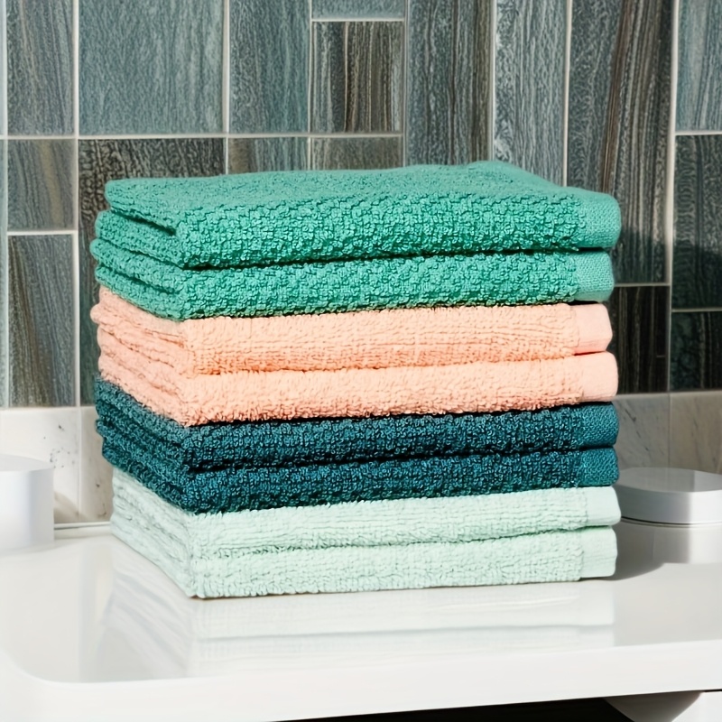 

8pcs 12"x12" Washcloth Set , Wash Cloths