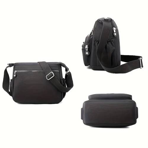 womens fashion nylon crossbody bag lightweight adjustable shoulder straps multi suitable for dating and school