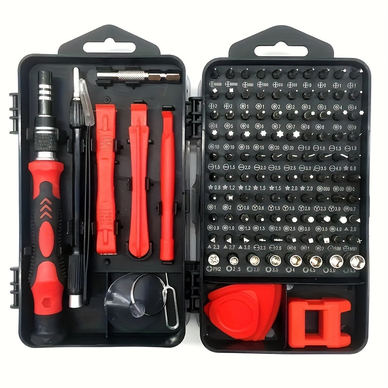 115-In-1 Precision Screwdriver Set - Magnetic Electronic Repair Tool Kit With Case For PC, Laptop, For Iphone, Mobile Phones, Watches, Ps4, *, T