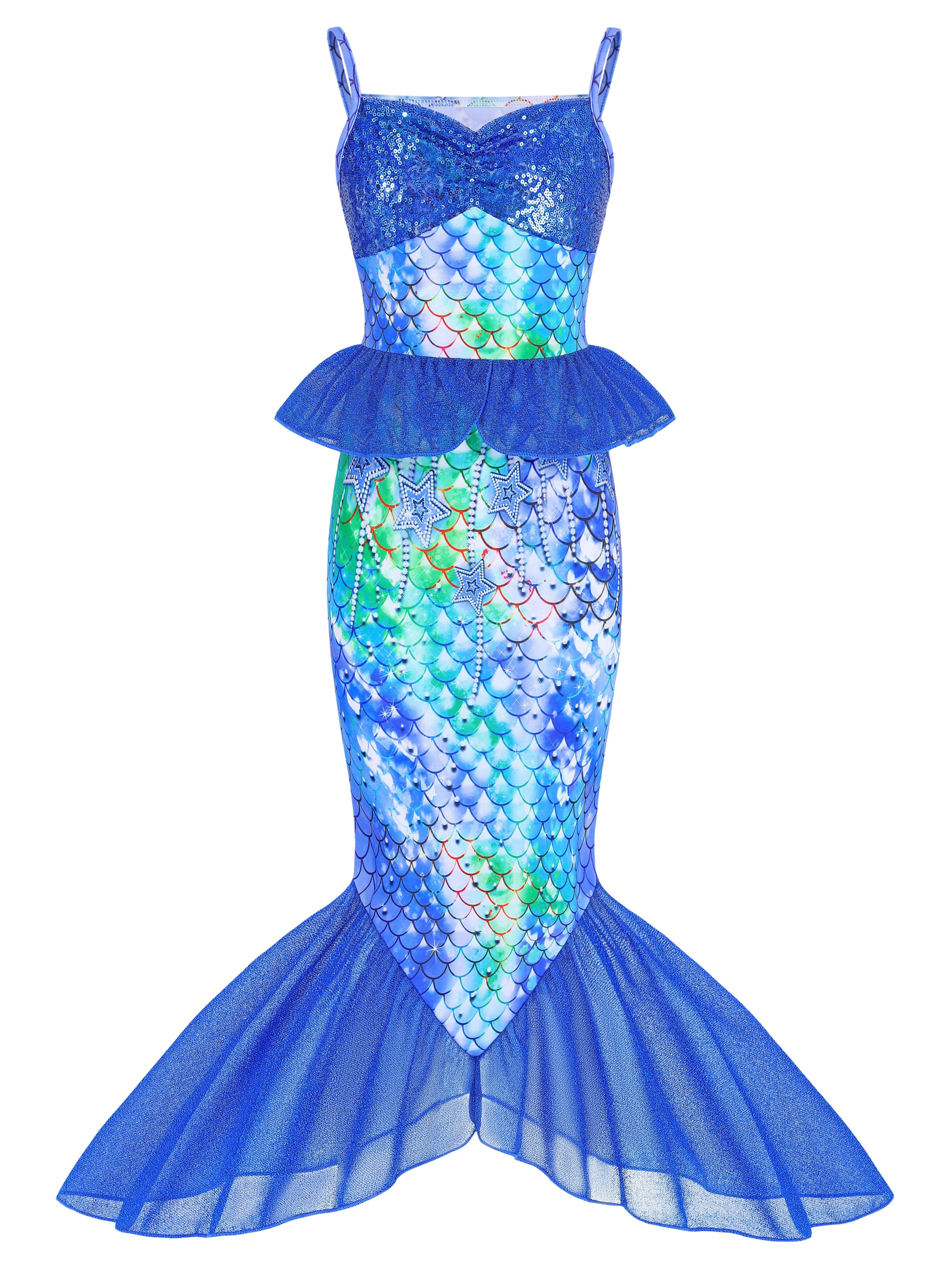 chinese dress ladies Baby Blue Mermaid Tutu Dress main image 1