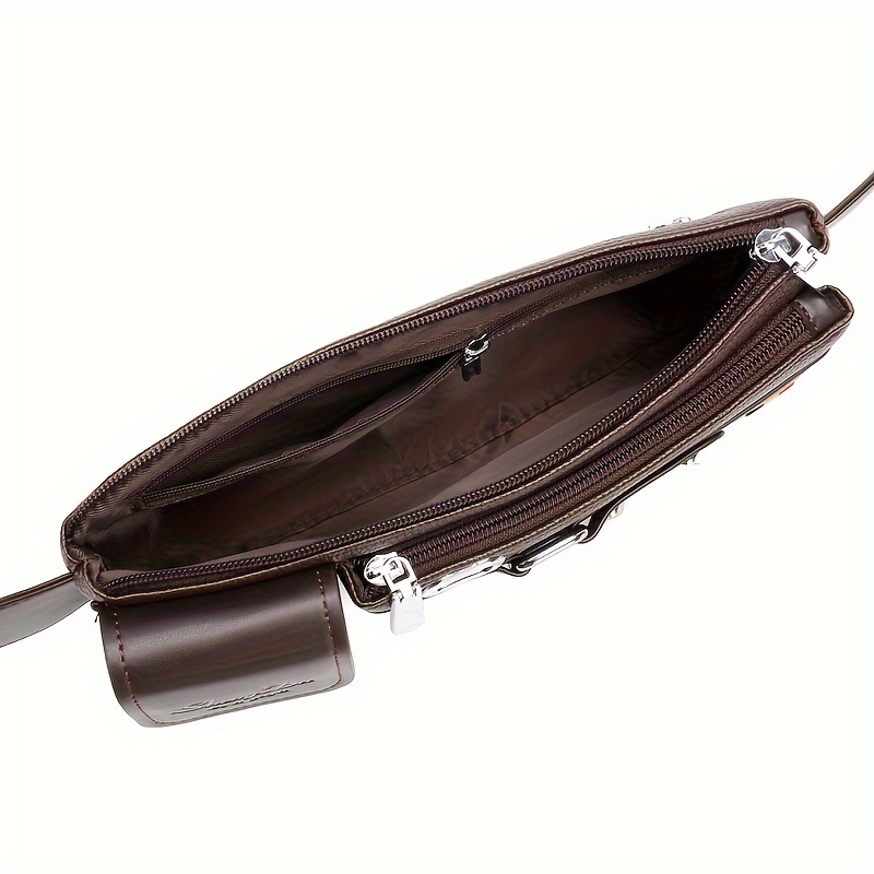 Sac Banane Homme Décontracté Cuir Sac Banane Décontracté Tendance pour l