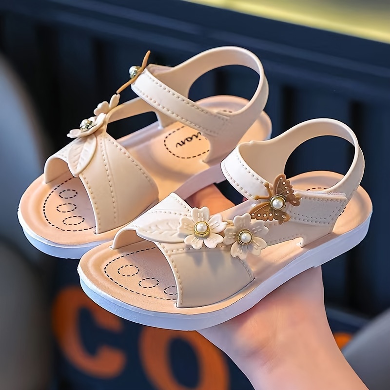 Baby Sandals Cute White Sandals For Juniors Trendy Cute Flower