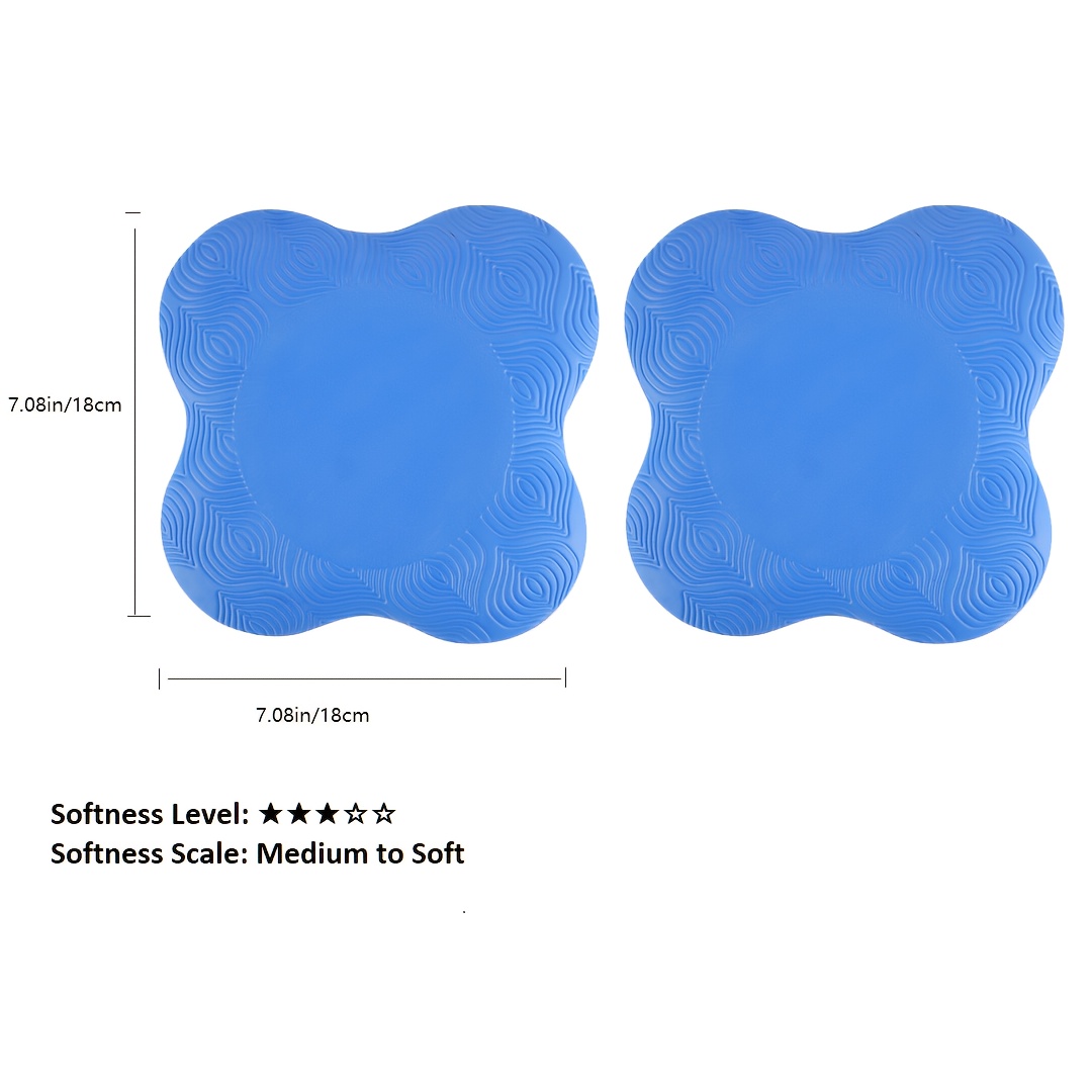 2 Thickened Yoga Kneeling Pads for Knees, Elbows, Wrists, Hands, and Head for Foam Yoga and Pilates Practice