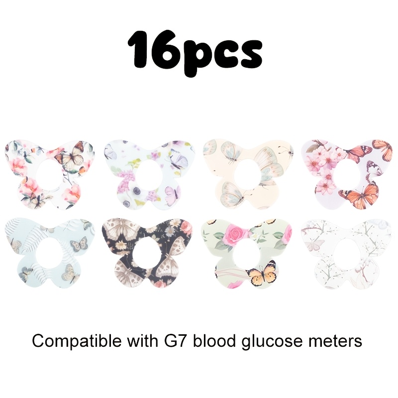 16pack Adhesive Patches, Compatible For G7/libre3, For G7 Over Patches , Tape Stickers, Sensor Covers, Waterproof And Sweat-proof, Flexible And Breathable, Long-lasting