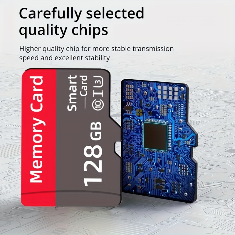 128gb/256gb Card Class 10 U3 Tf Adapter Temu