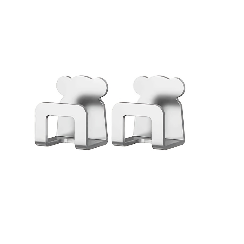 TEMU 2pcs Support Éponge en Acier Inoxydable pour Évier de Cuisine, Support Éponge Auto-Adhésif Perçage, Organisateur de Rangement Mural pour Cuisine