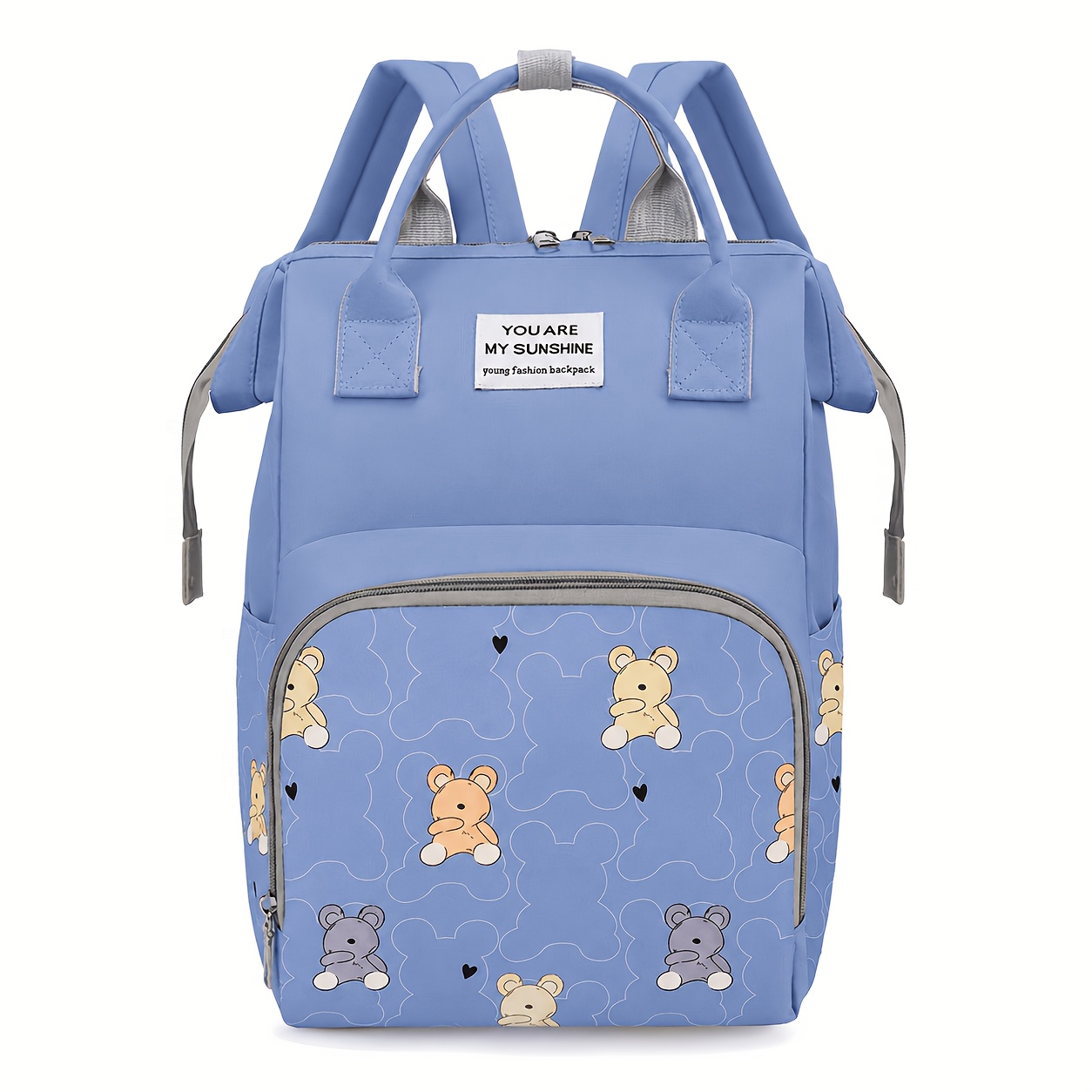 TEMU Sac à dos de voyage multifonction pour couches, sac à langer et sac de change pour femmes enceintes, compatible avec les poussettes