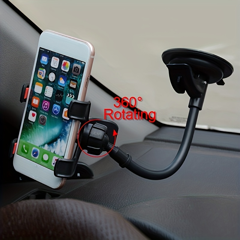 E-shop Universal Armaturenbrett Gebogene Handy Auto Saugnapf Halterung mit 360 Grad Drehung