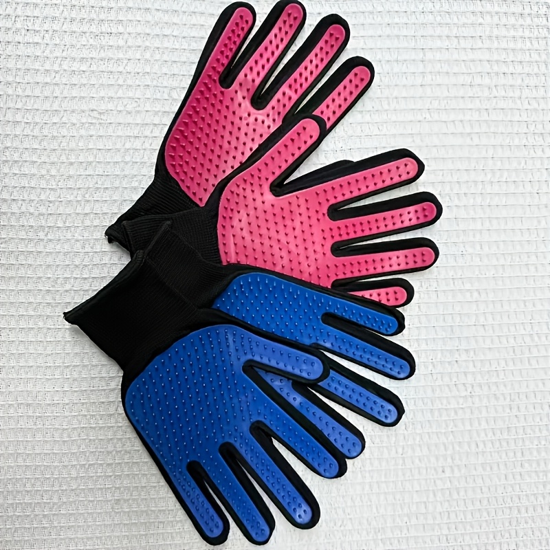 2 4pcs suitable for dogs and cats deshedding gloves pet grooming massage cat   gloves pet hair removal glove brush   grooming gloves cat cleaning and pet hair removal gloves   supplies Product details 2
