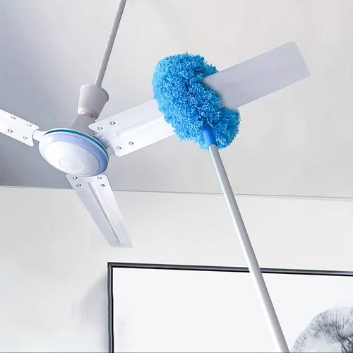 1pc ceiling fan cleaner dusters only 1 replacement head dust removal brush removable and washable microfiber ceiling and fan duster ceiling fan duster for high ceilings fans furniture car cleaning supplies cleaning tool christmas gift
