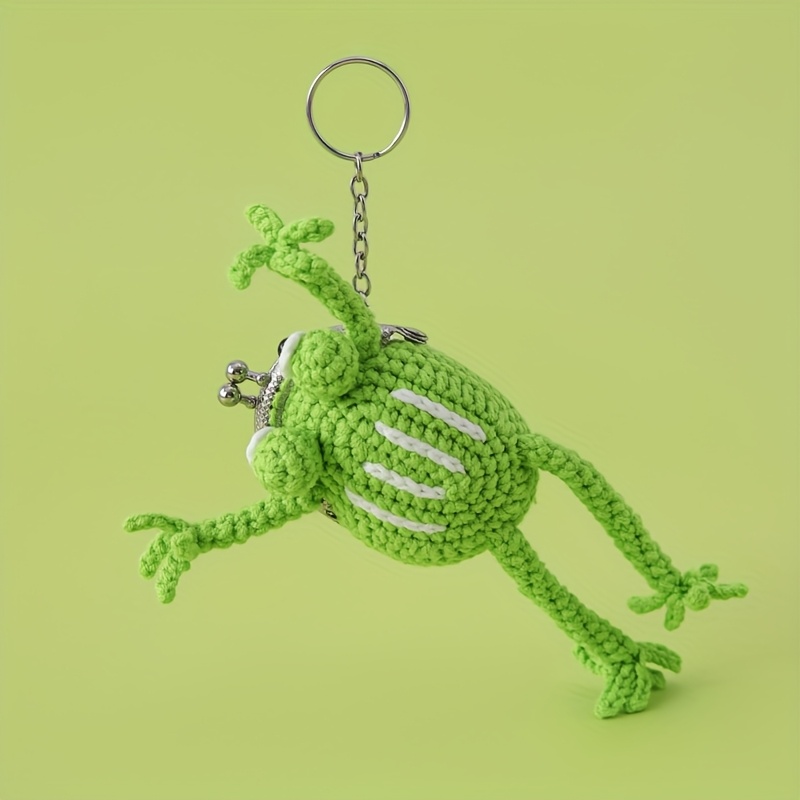 Handmade Crochet Octopus Coin Purse Keychain - Cute Knitted Animal Wallet Charm With , Lightweight & Unique Gift For , Perfect For Valentine's Day, 's Day, Or Back-to-school