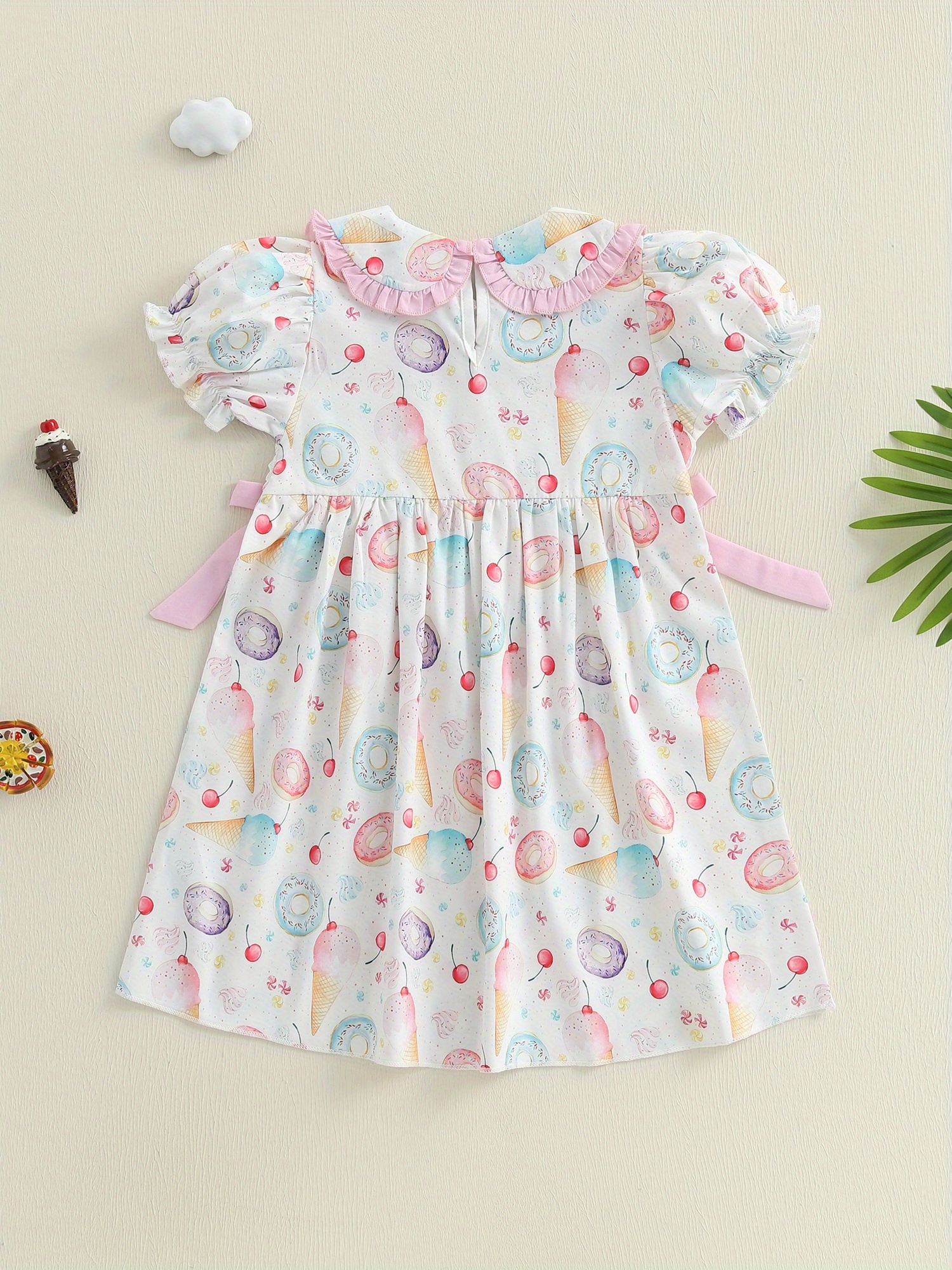 white christmas dresses Ice Cream Smocked Dress 6M