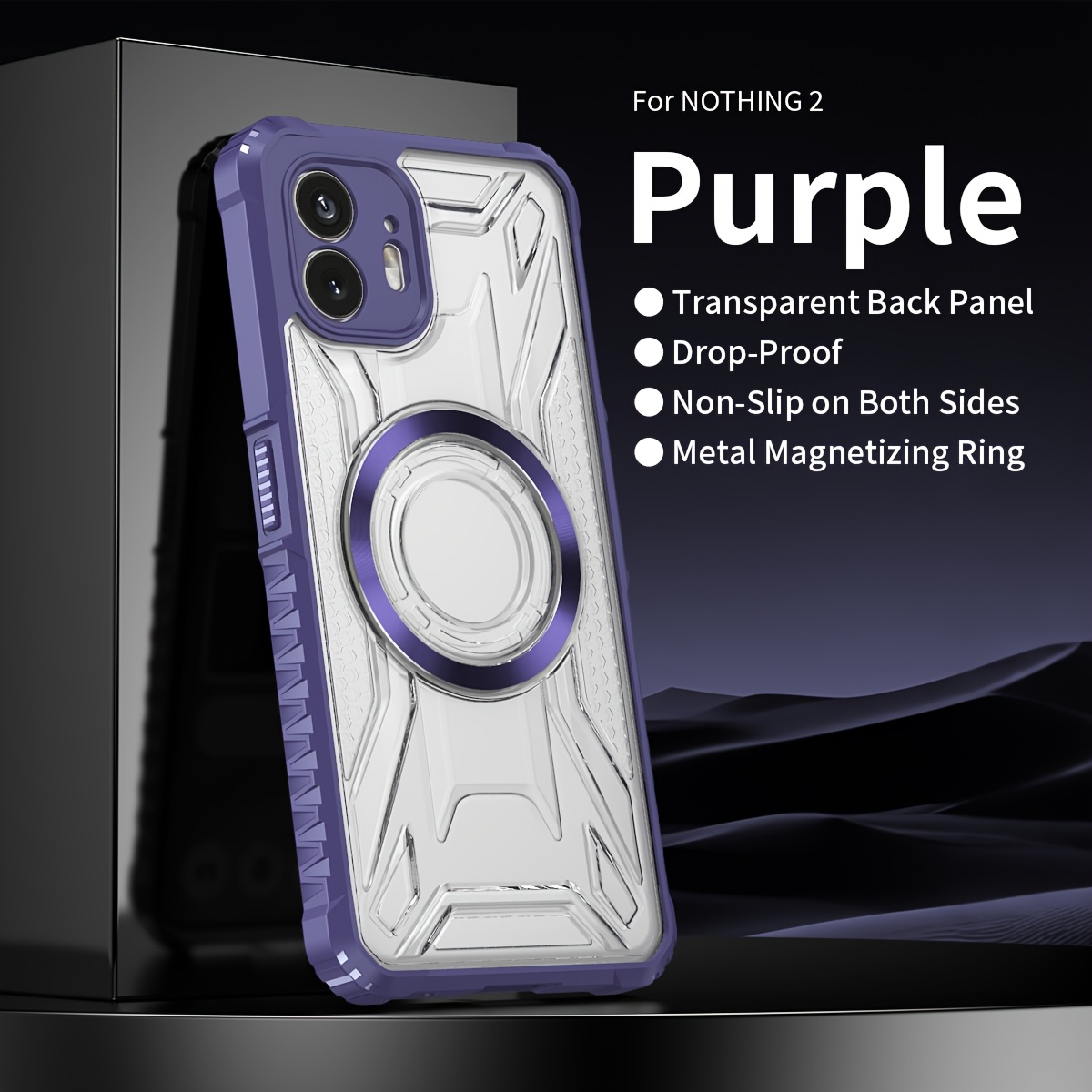 TEMU Phone Case - Easy Lightweight Full-coverage Shockproof Phone Case, Suitable For Nothing Phone 3a/3a Pro/2a/1/2/cmf Phone 1 Phone Case, With Cd