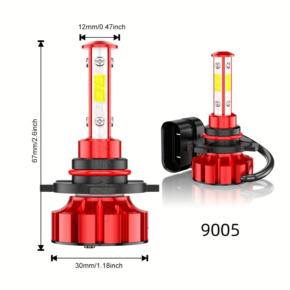 2011 dodge charger fog light bulb For 2011-2019 Dodge Charger White 9005 9006 HB3 Fog Lights Replacement  Bulbs 2pc main image 1