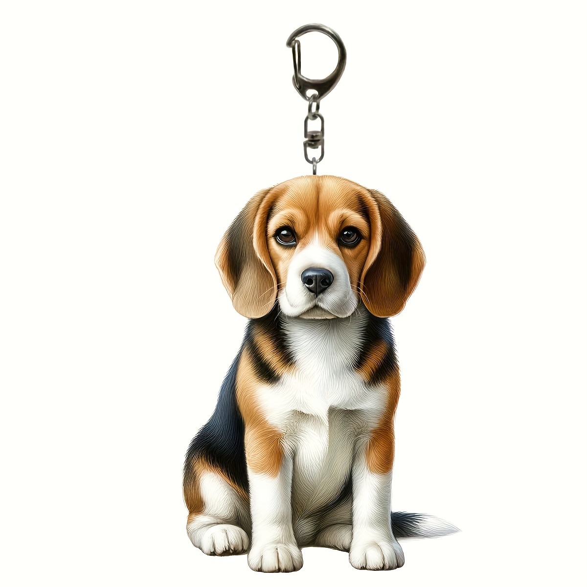 

1pc Dog Keychain, , Non-textile Weaving, For ,