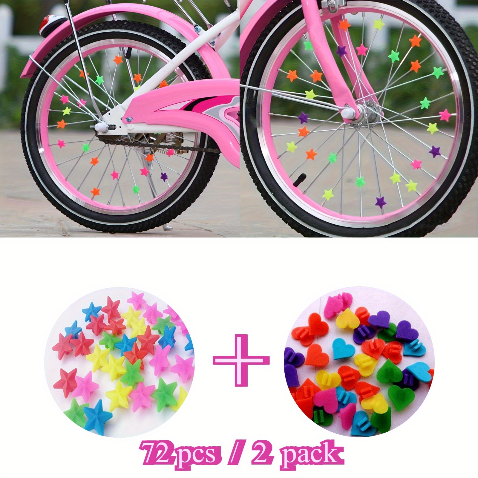 72pcs 2pcs bicycle spoke beads non slip bike wheel Temu Australia