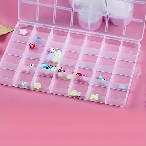 6/9/12 Grids Beads Storage Box Plastic Art Nails Case Rings