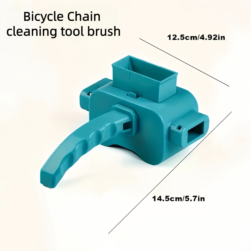 Image of Max Bicycle Chain Cleaning Kit, Professional Portable Chain Cleaning Brush Tool With 3-stage Fine Holes, Removes Dirt And Operates