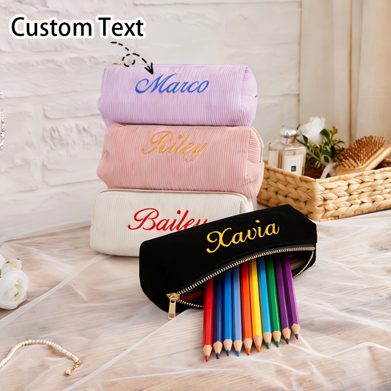 personalized pencil cases sold on Temu United States
