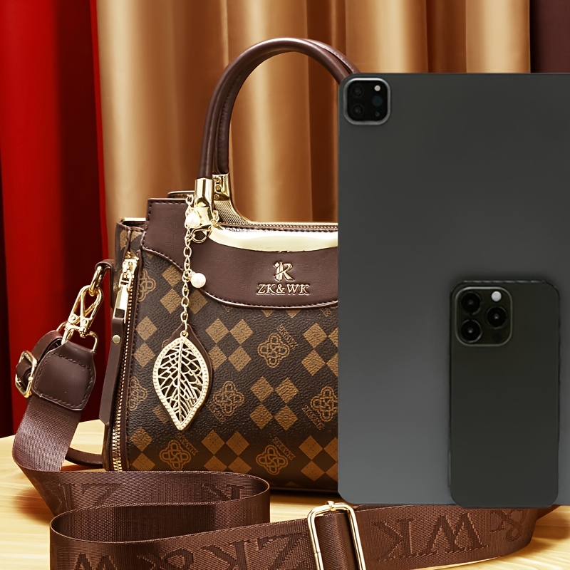Mother's Day Gift for Mom Luxury Handbag, Family Ladies' Lightweight Premium Single Shoulder Crossbody Bag New Fashionable Elegant Easter