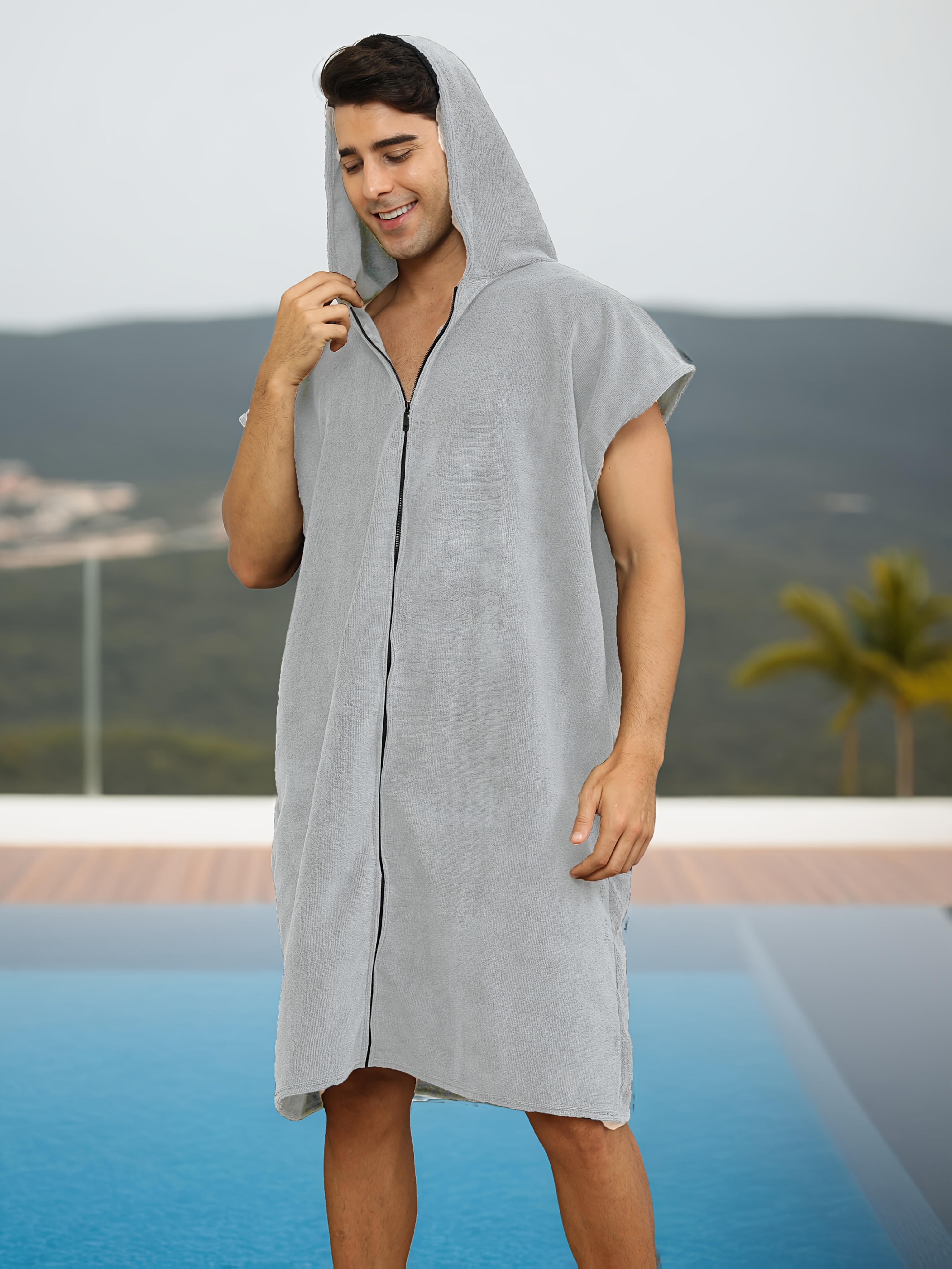 Capuche Peignoir Homme Xxl Peignoir Homme, XS, S, M, L, XL, XXL