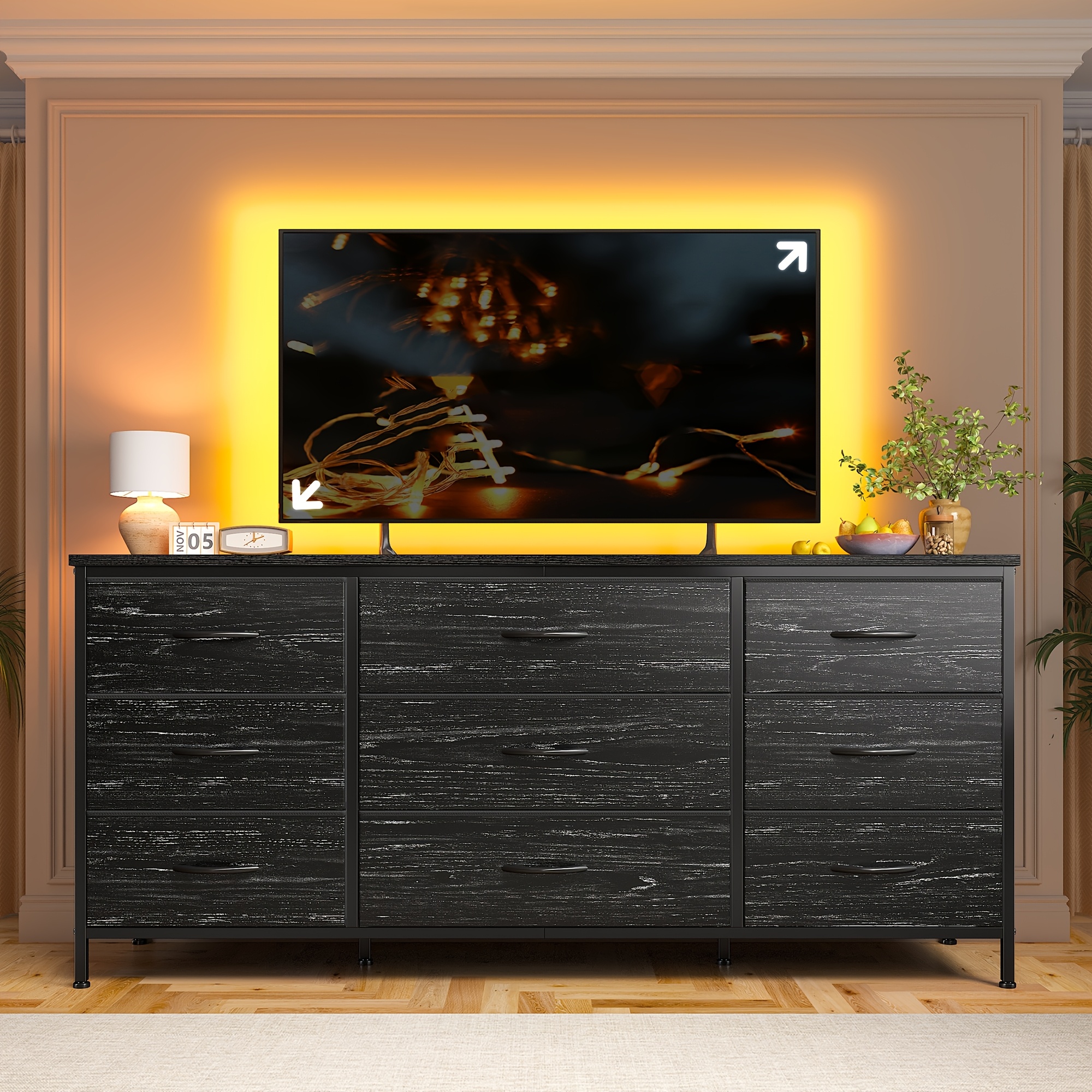tv dresser sold on Temu United States
