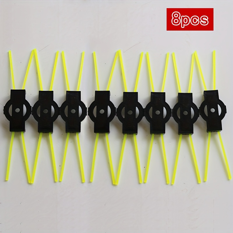 Image of 3pcs/8pcs Simple Weed Trimmer Line - Wear-resistant Lawn Mower Head Replacement Outdoor Garden Accessories - Suitable For All Types Of Weed Trimmers