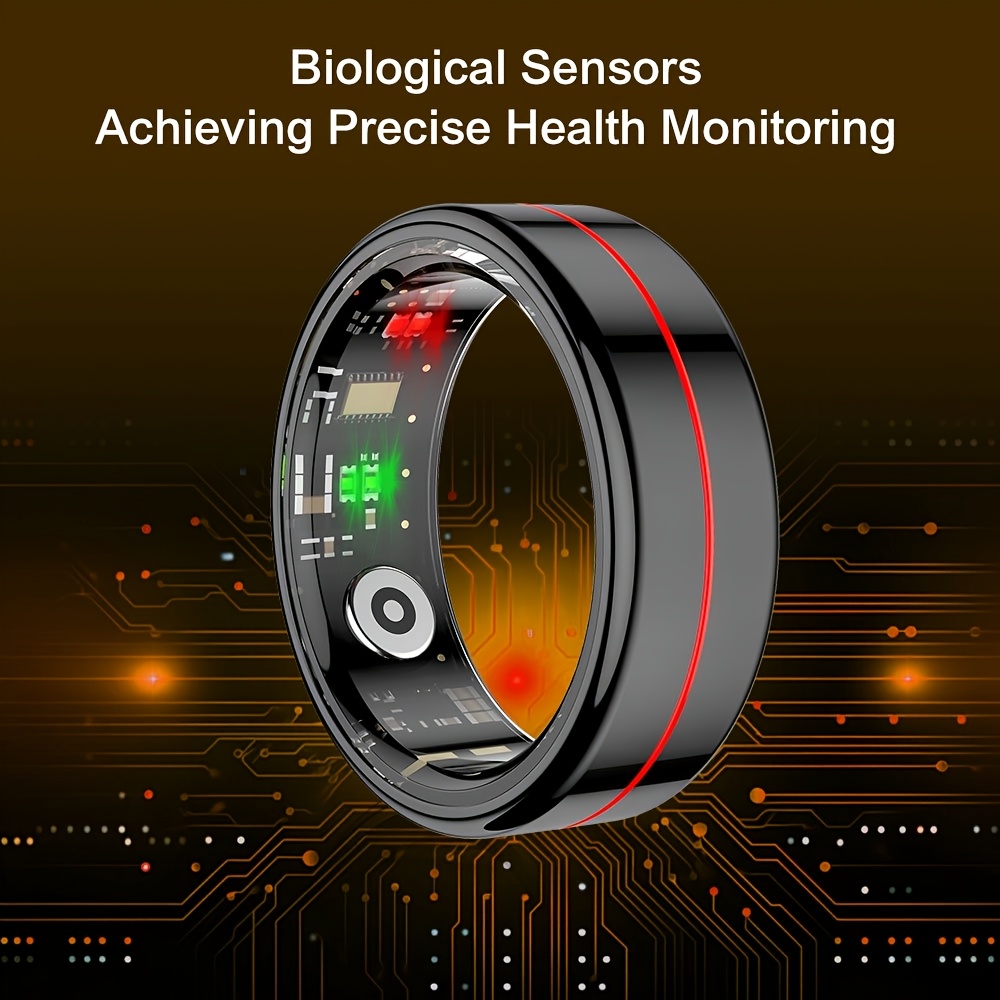 Youth Demon New Smart Ring,   High Quality with Long  , Supports Step Counting, Distance Tracking & Calorie Measurement, Compatible with iPhone – Perfect Gift for  ,  ,  , Durable Build, Fitness Ring, Tech Lovers