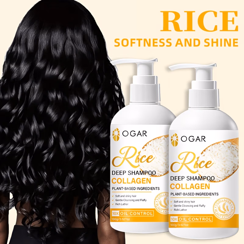 10 in 1 rice shampoo enriched with rice rosemary keratin biotin collagen betaine jojoba oil argan oil castor oil and more nutrients gently cleanses controls oil by frizz moisturizes dry and damaged hair enhances hair Product details 5