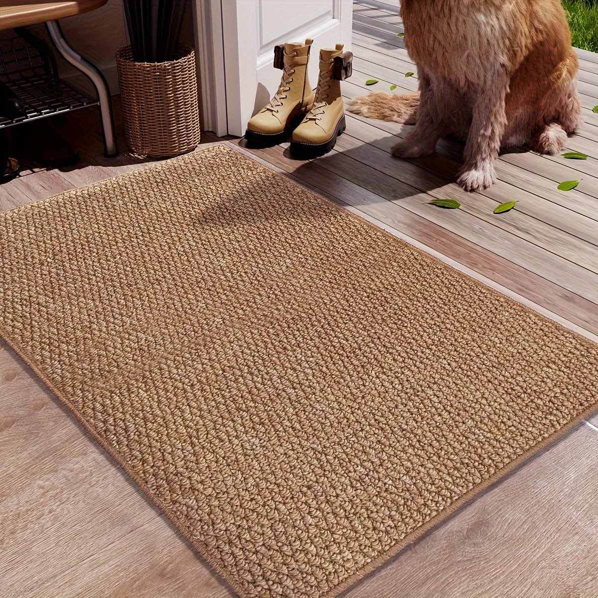 

Doormat, Polypropylene & Tpr, Rectangle, Washable / Entryway Rug, Absorbent And , To , Multiple (19.68x31.49 / 23.62x35.43 / 31.49x47.24 )